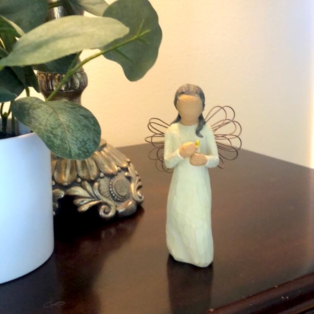 Willow tree angel of warmth